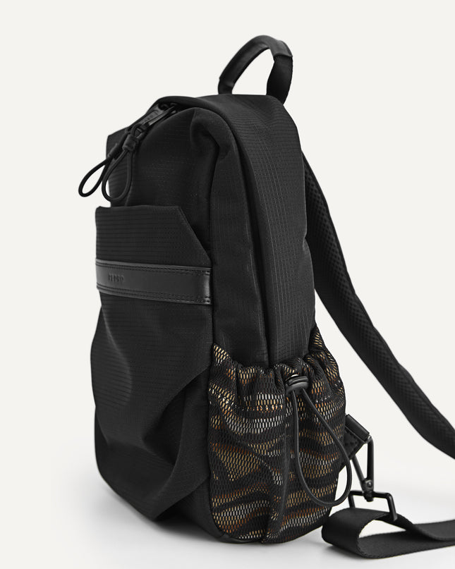 Printed Technical Sling Pouch Bag
