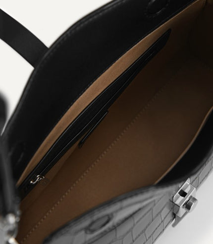 Leather Top Handle Bag