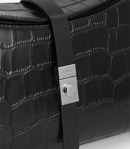 Leather Top Handle Bag