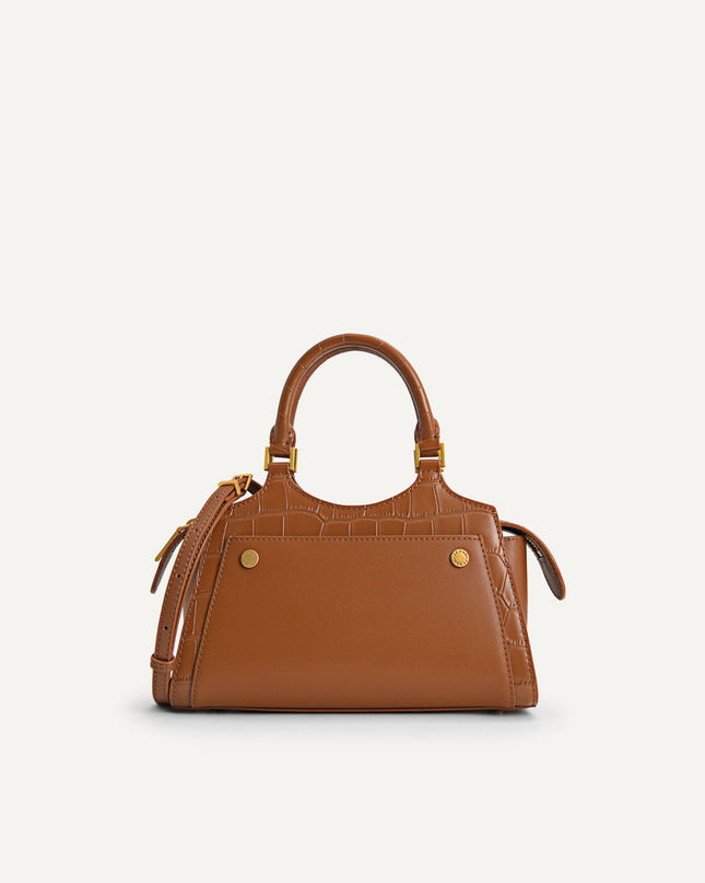Leather Top Handle Bag