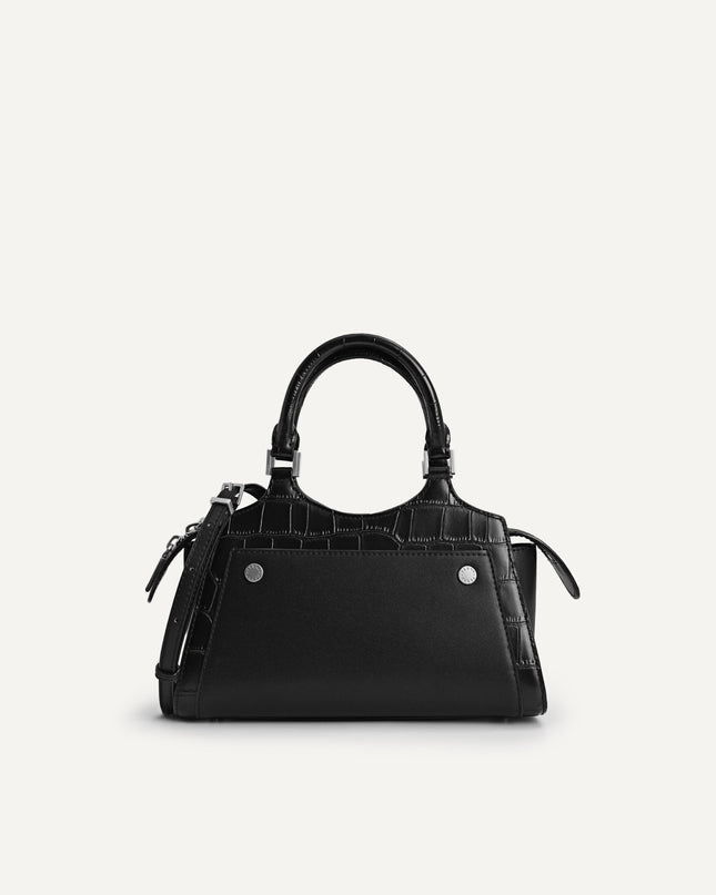 Leather Top Handle Bag