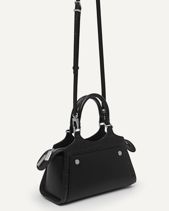 Leather Top Handle Bag