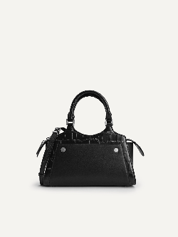 Leather Top Handle Bag