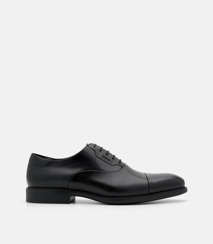 Altitude Leather Captoe Oxford Shoes - Black