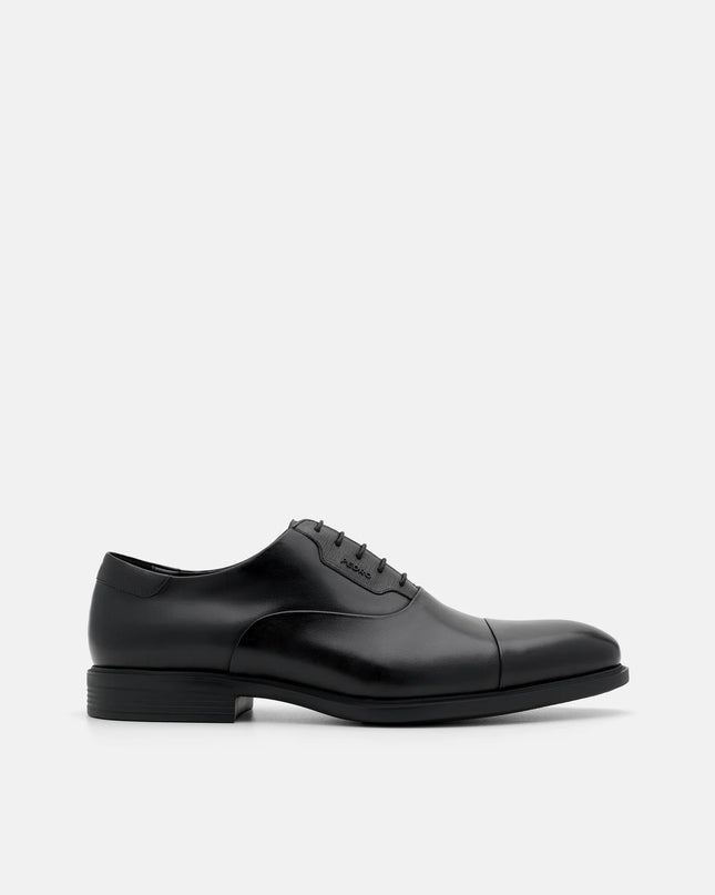 Altitude Leather Captoe Oxford Shoes - Black