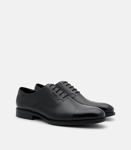Altitude Leather Captoe Oxford Shoes - Black