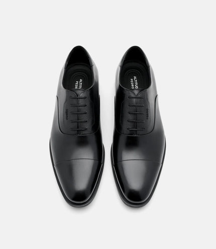 Altitude Leather Captoe Oxford Shoes - Black