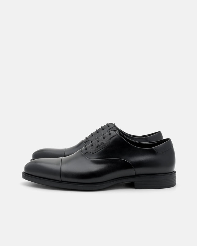 Altitude Leather Captoe Oxford Shoes - Black