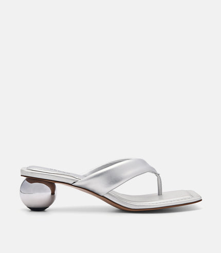 Vibe Heel Sandals - Silver