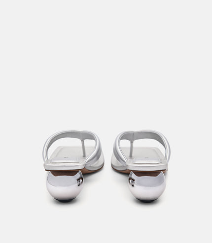 Vibe Heel Sandals - Silver