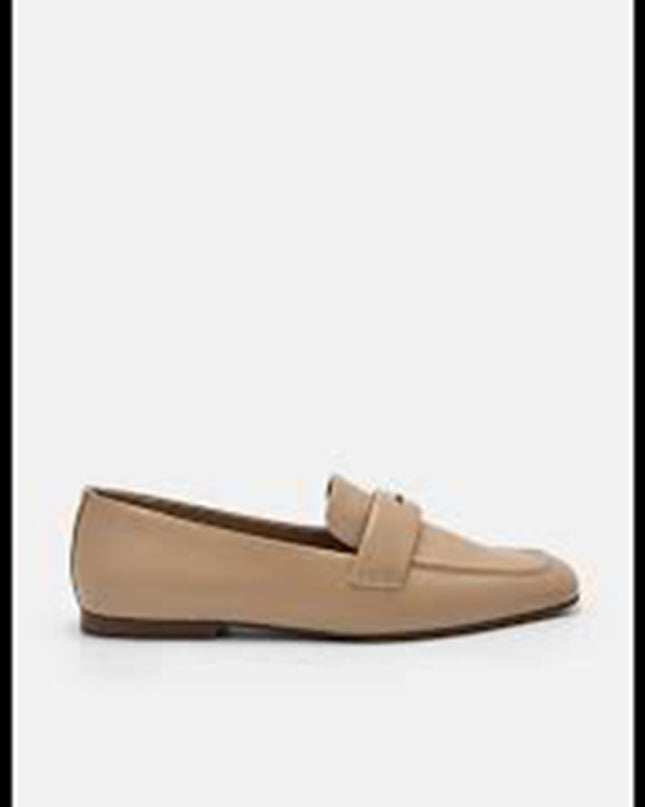 Lali Leather Loafers - Sand