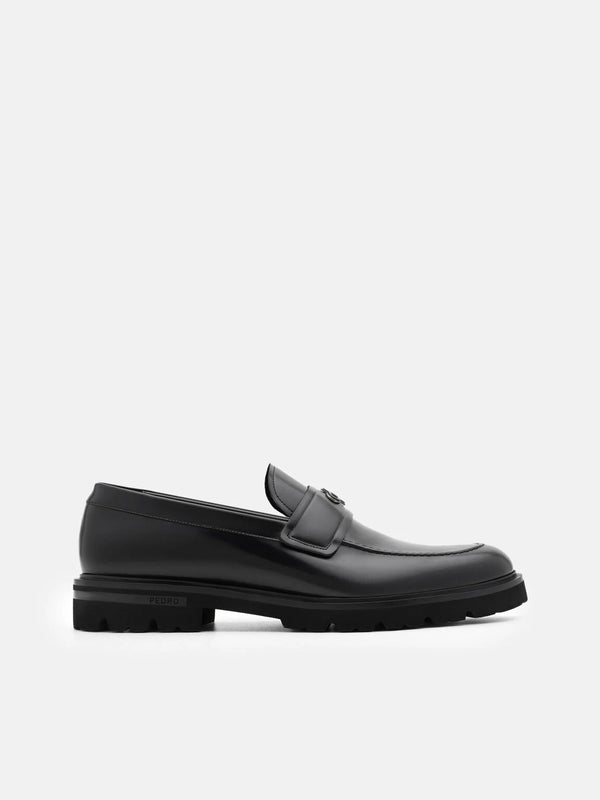 Wyatt Leather Loafers - Black