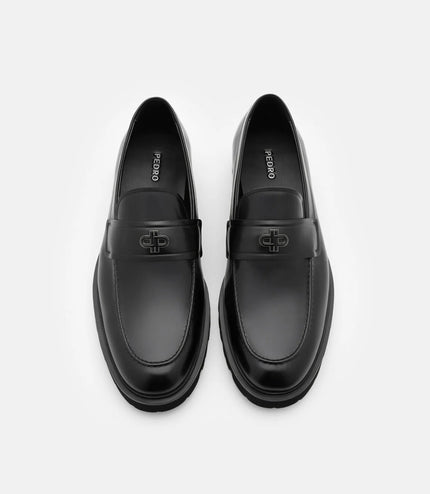 Wyatt Leather Loafers - Black
