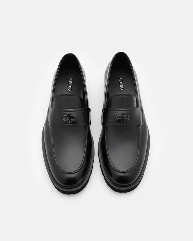 Wyatt Leather Loafers - Black