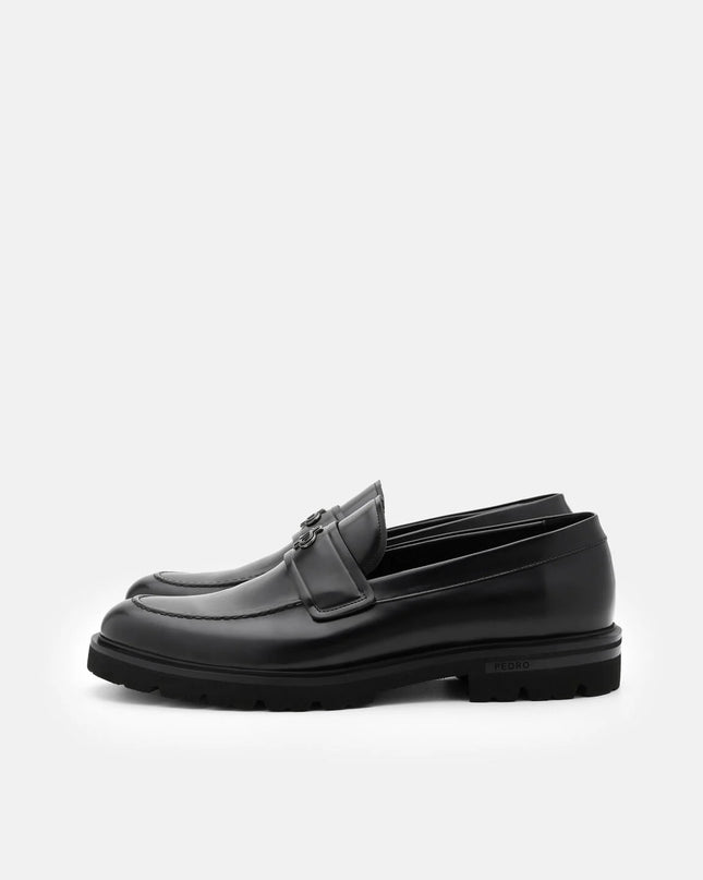 Wyatt Leather Loafers - Black