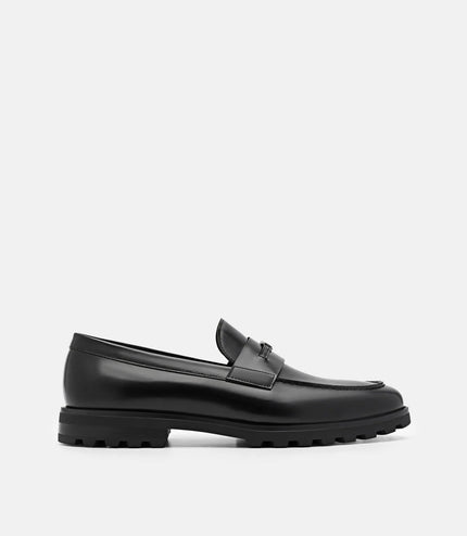 Leather Loafers - Black