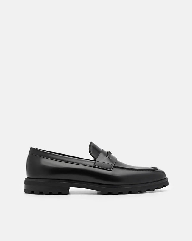 Leather Loafers - Black