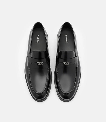 Leather Loafers - Black