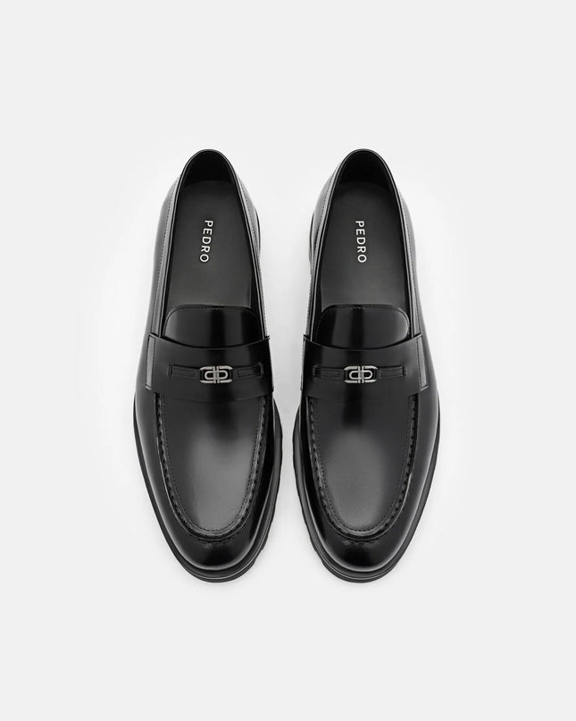 Leather Loafers - Black