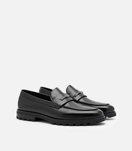Leather Loafers - Black