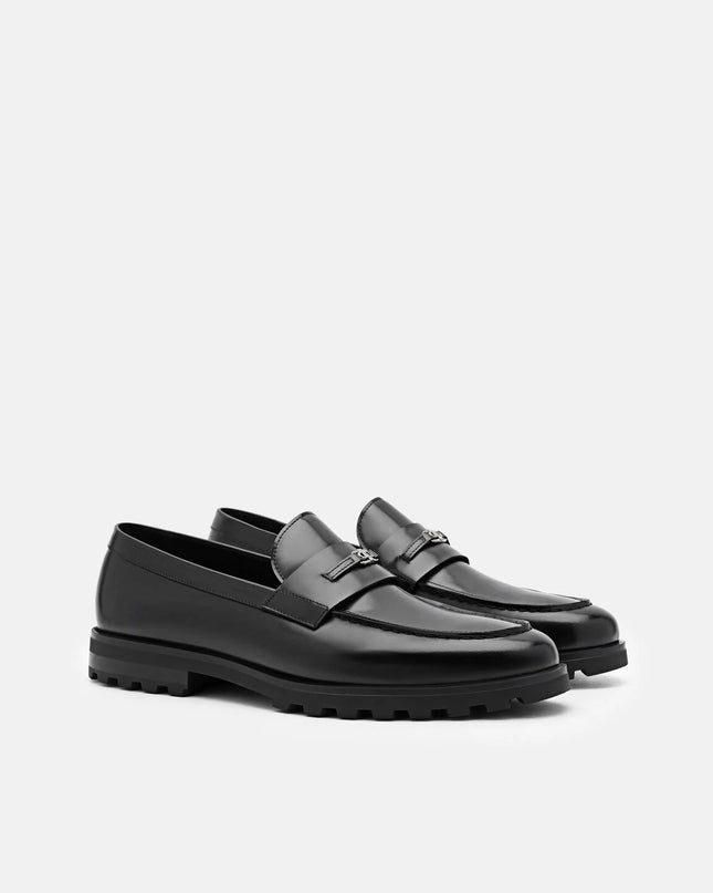 Leather Loafers - Black