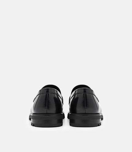 Leather Loafers - Black