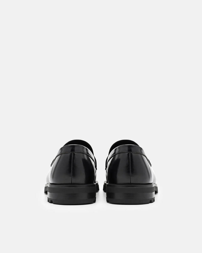 Leather Loafers - Black