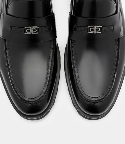 Leather Loafers - Black