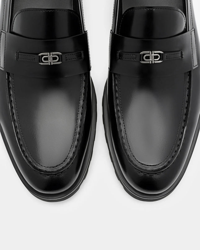Leather Loafers - Black