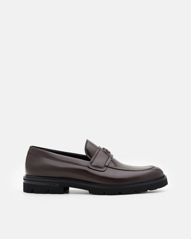 Wyatt Leather Loafers - Brown