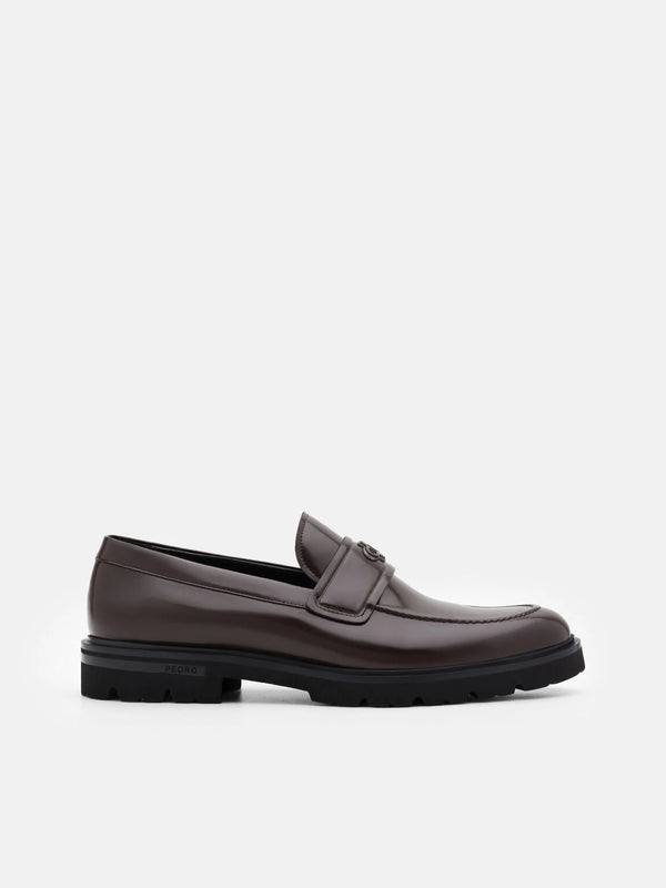 Wyatt Leather Loafers - Brown