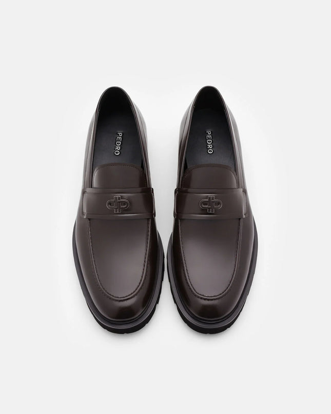 Wyatt Leather Loafers - Brown