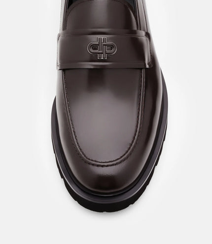 Wyatt Leather Loafers - Brown