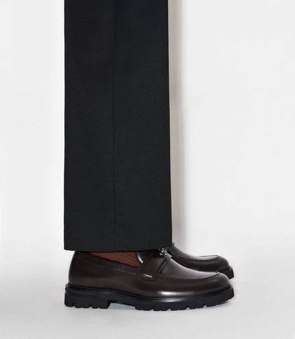 Wyatt Leather Loafers - Brown