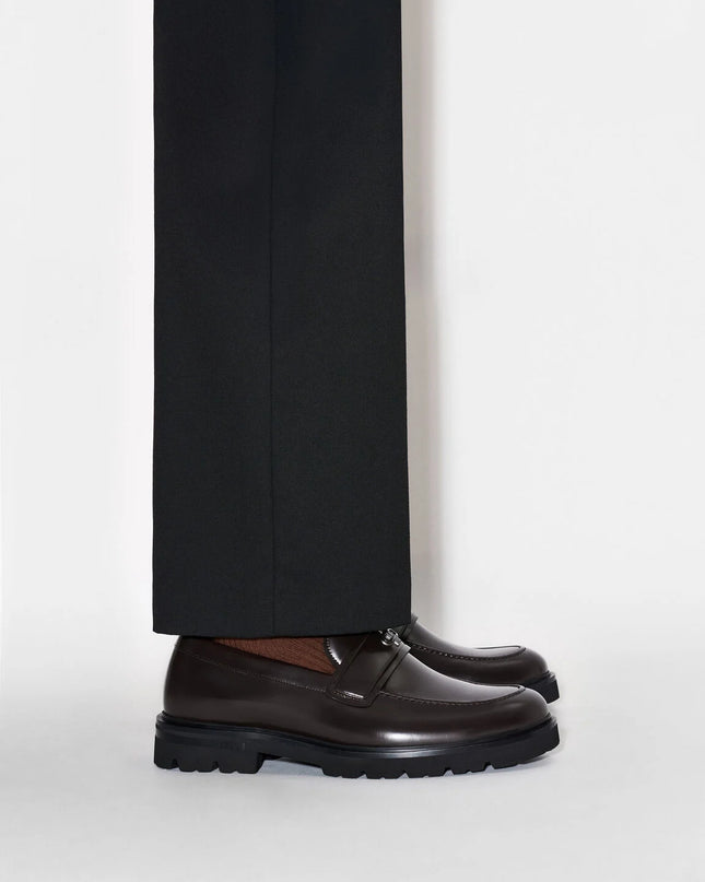 Wyatt Leather Loafers - Brown