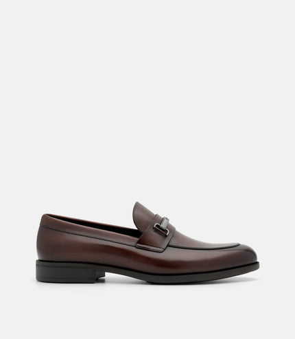 Altitude Leather Horsebit Loafers - Brown