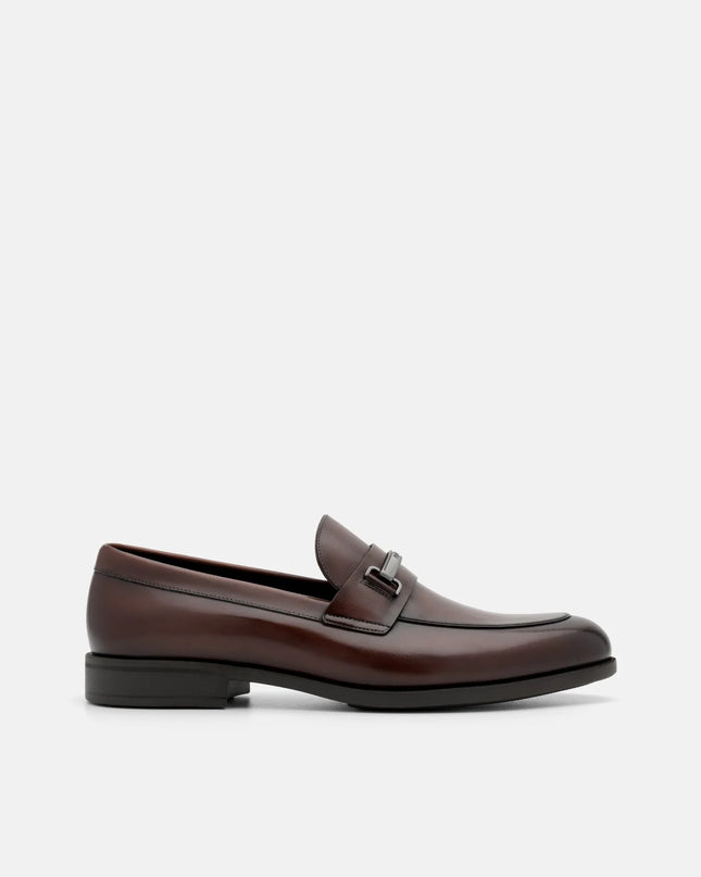 Altitude Leather Horsebit Loafers - Brown