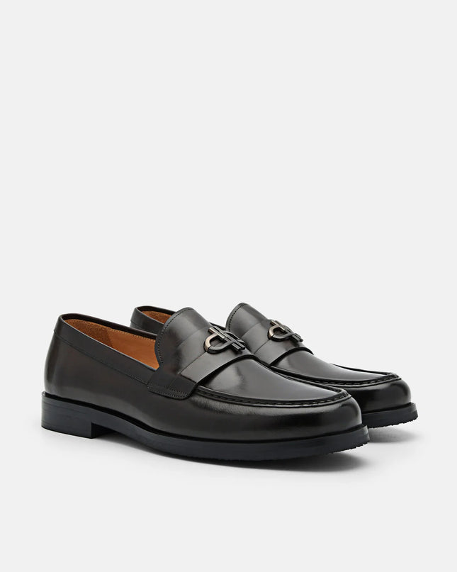 PEDRO Icon Leather Loafers - Dark Brown