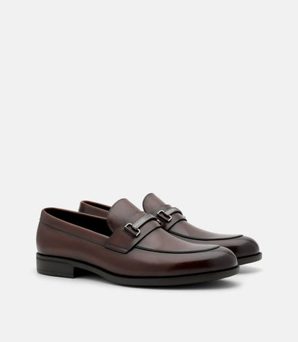 Altitude Leather Horsebit Loafers - Brown
