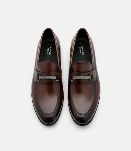 Altitude Leather Horsebit Loafers - Brown