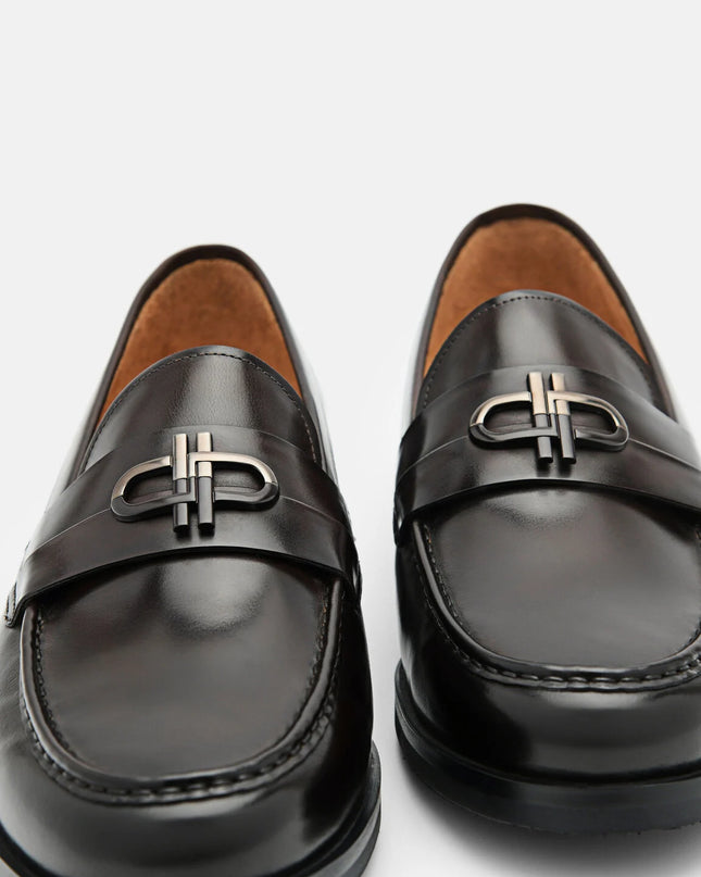 PEDRO Icon Leather Loafers - Dark Brown