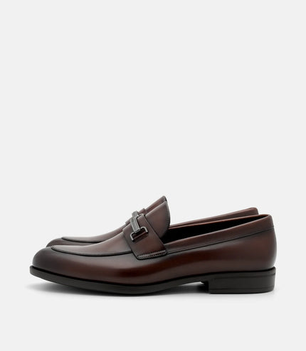 Altitude Leather Horsebit Loafers - Brown