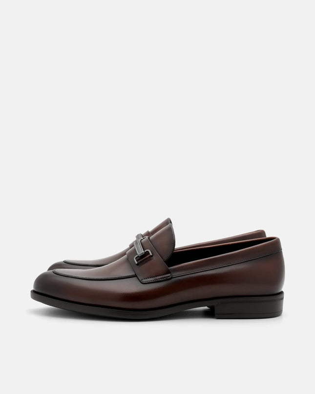 Altitude Leather Horsebit Loafers - Brown