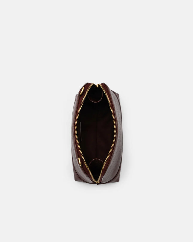 Leather Pouch - Wine Wrinkled
