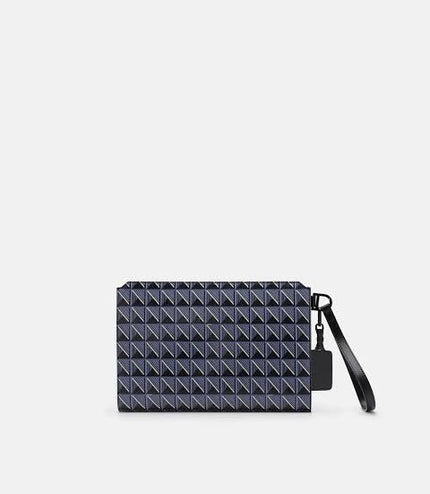Bastian Axxis Clutch Bag - Blue Canvas