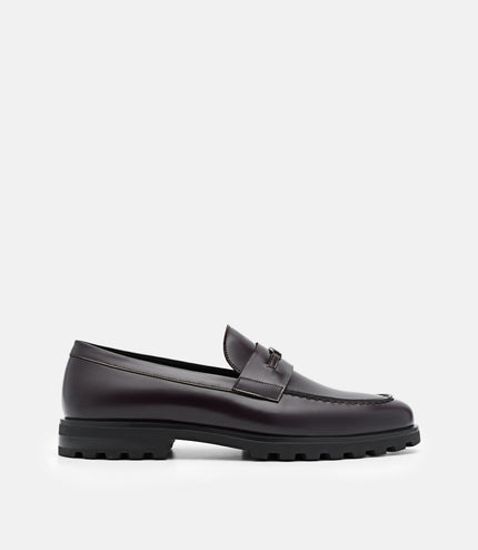 Leather Loafers - Mahogany