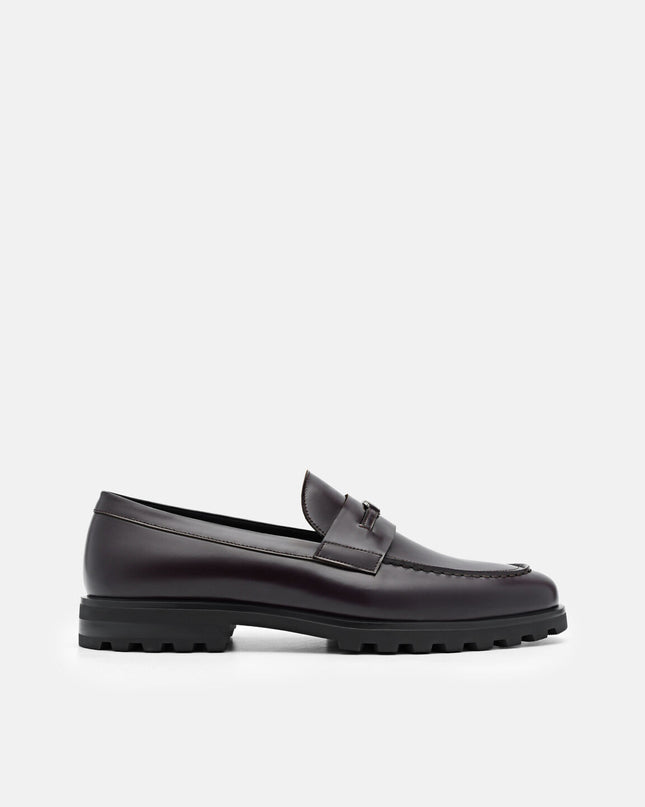 Leather Loafers - Mahogany