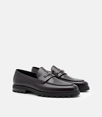Leather Loafers - Mahogany