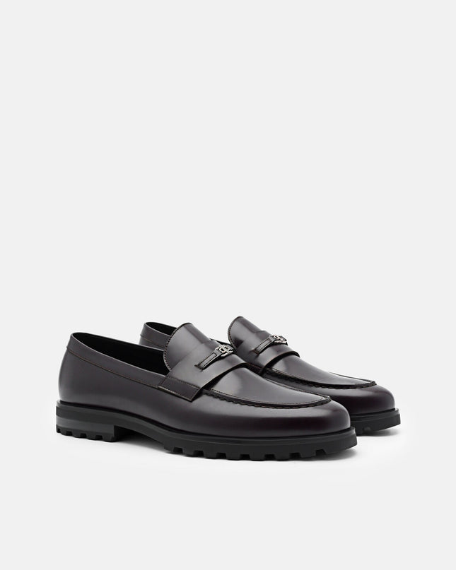 Leather Loafers - Mahogany