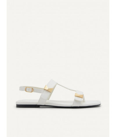 Marion Thong Sandals - White